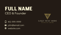 Premium Deluxe Triangle Business Card