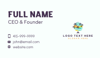 Travel Blogger Business Card example 3