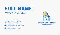 Sunrise Home  Business Card