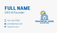 Sunrise Home  Business Card Image Preview