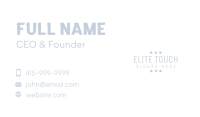 Business Shapes Wordmark Business Card Image Preview