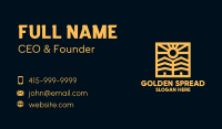 Minimalist Golden Neighborhood  Business Card Image Preview