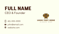 Pet Paw Print Business Card