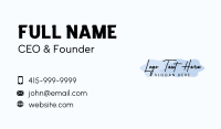 Elegance Business Card example 2