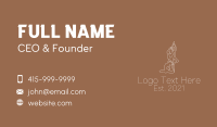 Gymnastic Business Card example 1