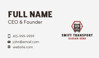 Delivery Truck Transport Business Card Image Preview