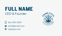 Anchor Wheel Emblem Business Card Image Preview