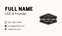 Kettlebell Gym Exercise Business Card