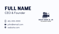 Movie Film Camera Business Card