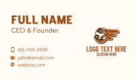 Fast Coffee Delivery Business Card Design