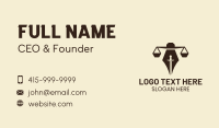 Legal Services Business Card example 1