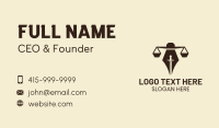 Justice Pen Law Business Card Design