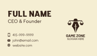 Justice Pen Law Business Card