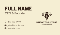 Justice Pen Law Business Card Design