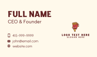 Lady French Fries  Business Card Design