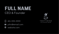 Luxury Cafe Restaurant Business Card
