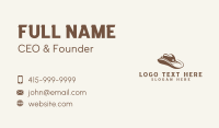 Cowboy Sheriff Hat  Business Card