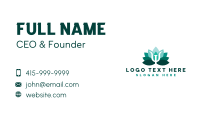 Psychology Lotus Therapy Business Card