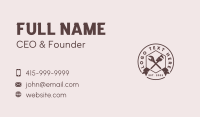Home Plumbing Service Badge Business Card