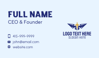 Plane Wings Crest Business Card