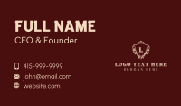 Luxury Regal Shield Business Card