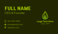 Green Grass Droplet  Business Card