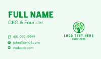 Tree Planting Volunteer Business Card