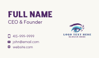 Eye Eyelash Makeup Business Card