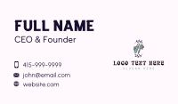 Mascara Lipstick Makeup Business Card Design