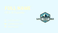 Mountain Adventure Alpine Business Card Design