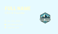 Mountain Adventure Alpine Business Card