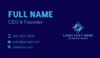 Pixel Technology Network Business Card Design