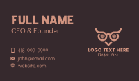 Owl Sushi Restaurant Business Card