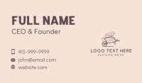 Wheelbarrow Business Card example 1