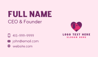 Pet Dog Heart Business Card