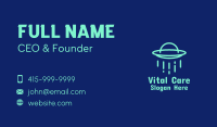 Spaceship Business Card example 4
