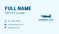 Blue Car Cleaning Business Card