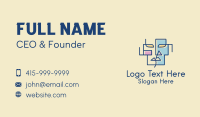 Geometric Business Card example 1