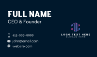 Modern Generic Letter C Business Card