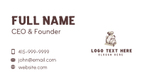 Pitbull Dog Chef Business Card Design