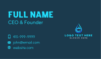 Droplet Water Plumbing Business Card