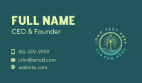 Ocean Beach Tree Business Card