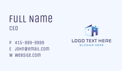 House Architect Abstract Business Card