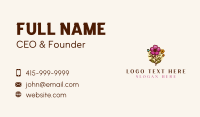 Blossom Flower  Bouquet Business Card