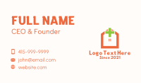 Medical Hospital Establishment  Business Card