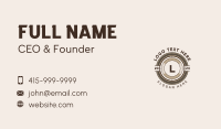 Antique Whiskey Brand Business Card
