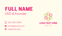 Modern Floral Pattern Business Card