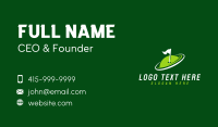 Golf Tournament Flag Business Card Design