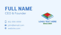 Book Rental Business Card example 1