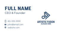 Blue Note Play Button Business Card